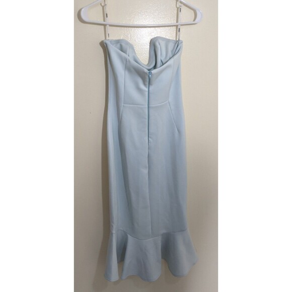 ASOS Midi Dress Strapless Sweetheart Neckline Mermaid Bridesmaid US Size 6 - Picture 4 of 14